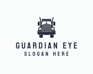 Armored Trailer Truck logo design