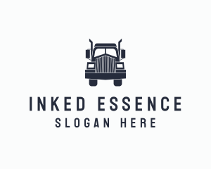 Armored Trailer Truck logo design