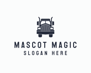 Armored Trailer Truck logo design