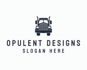 Armored Trailer Truck logo design