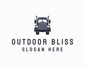 Armored Trailer Truck logo design