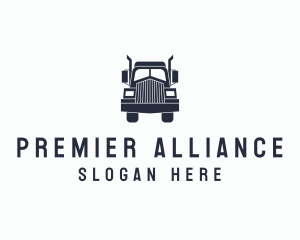 Armored Trailer Truck logo design