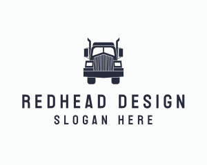 Armored Trailer Truck logo design