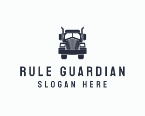 Armored Trailer Truck logo design