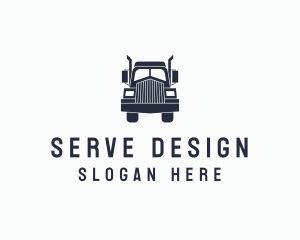 Armored Trailer Truck logo design