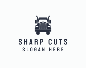 Armored Trailer Truck logo design