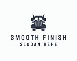 Armored Trailer Truck logo design