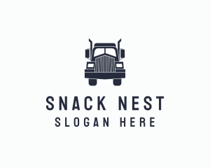 Armored Trailer Truck logo design