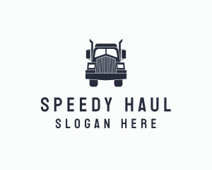 Armored Trailer Truck logo design