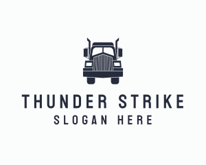 Armored Trailer Truck logo design