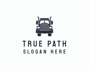 Armored Trailer Truck logo design