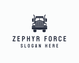 Armored Trailer Truck logo design