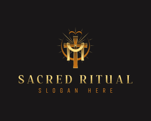 Holy Sacred Cross logo design