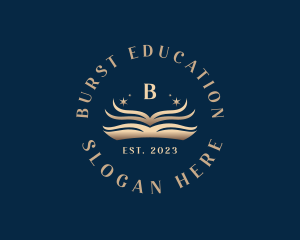 Reading Book Education logo design