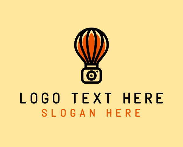 Camera Hot Air Balloon logo