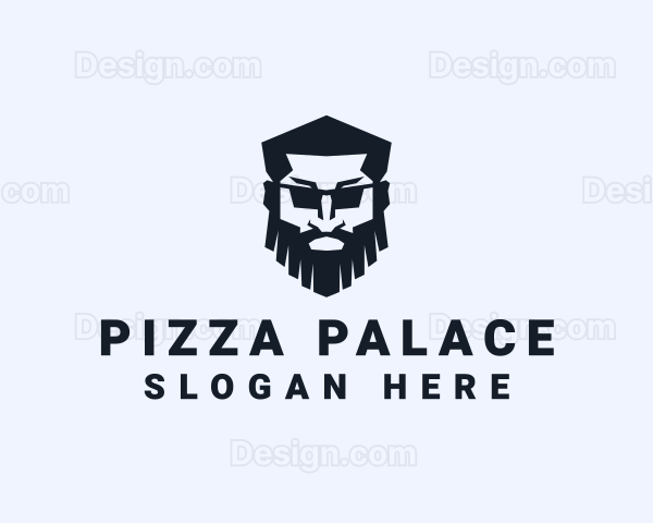 Masculine Beard Guy Logo