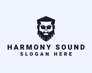 Masculine Beard Guy Logo