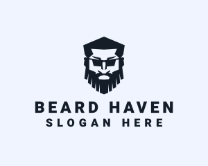 Masculine Beard Guy logo design