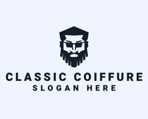 Masculine Beard Guy logo design