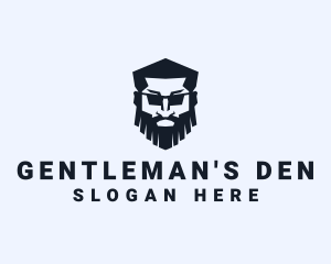 Masculine Beard Guy logo design