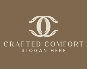 Stylish Ornate Company Letter CC logo design