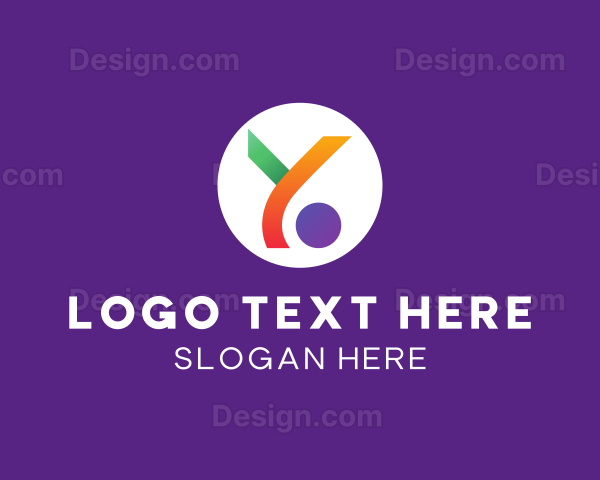 Geometric Abstract Letter Y Logo