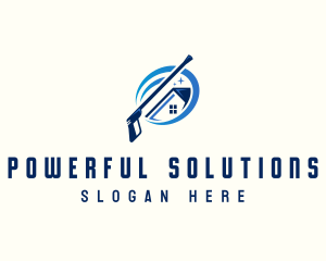 House Clean Pressure Washing logo design