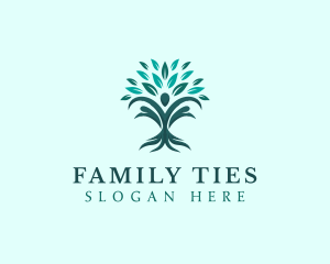 People Community Tree logo design