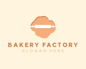 Bakery Rolling Pin logo design