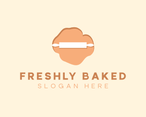 Bakery Rolling Pin logo design