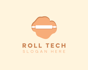 Bakery Rolling Pin logo design