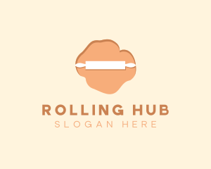 Bakery Rolling Pin logo design