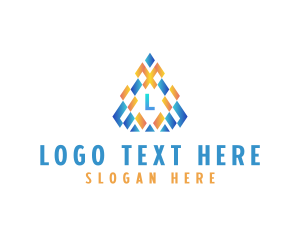 Geometric Abstract Triangle Logo