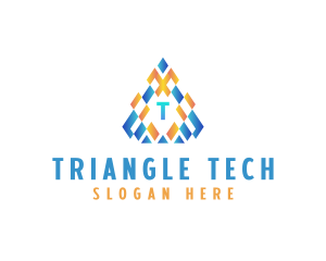 Geometric Abstract Triangle logo
