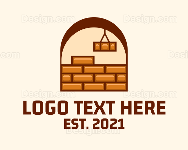 Brick Wall Design Logo