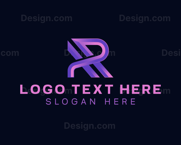 Business Marketing Letter R Logo