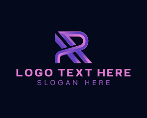 Business Marketing Letter R logo