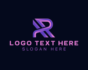 Business Marketing Letter R Logo