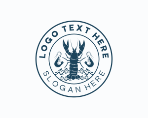 Lobster Shrimp Seafood logo