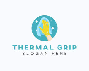 Hand Cleaning Gloves logo
