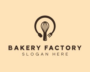 Bakery Lightbulb Idea logo design