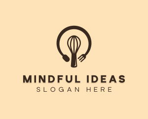 Bakery Lightbulb Idea logo design