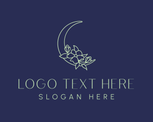 Floral Night Moon Logo