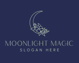 Floral Night Moon logo