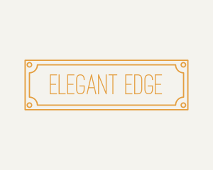 Elegant Premium Ticket logo design