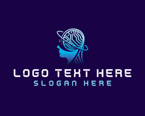 Artificial Intelligence Head logo