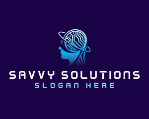 Artificial Intelligence Head logo