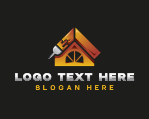  Roofing Paint Renovation Logo