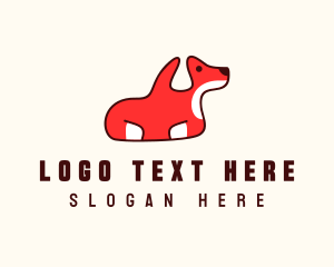 Cute Puppy Dog logo