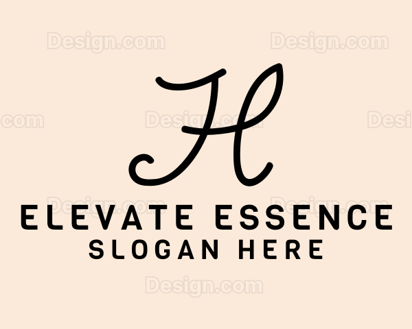 Fashion Boutique Letter H Logo